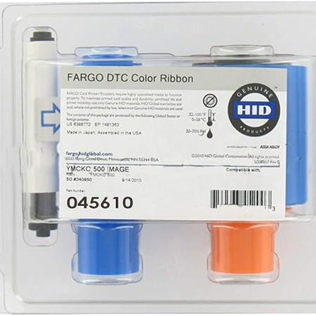 Color Ribbon Printer Fargo DTC1500   Part.45611 YMCKOK@500print