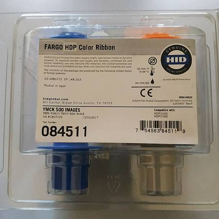 Color Ribbon YMCK@500print for Fargo HDP5000e